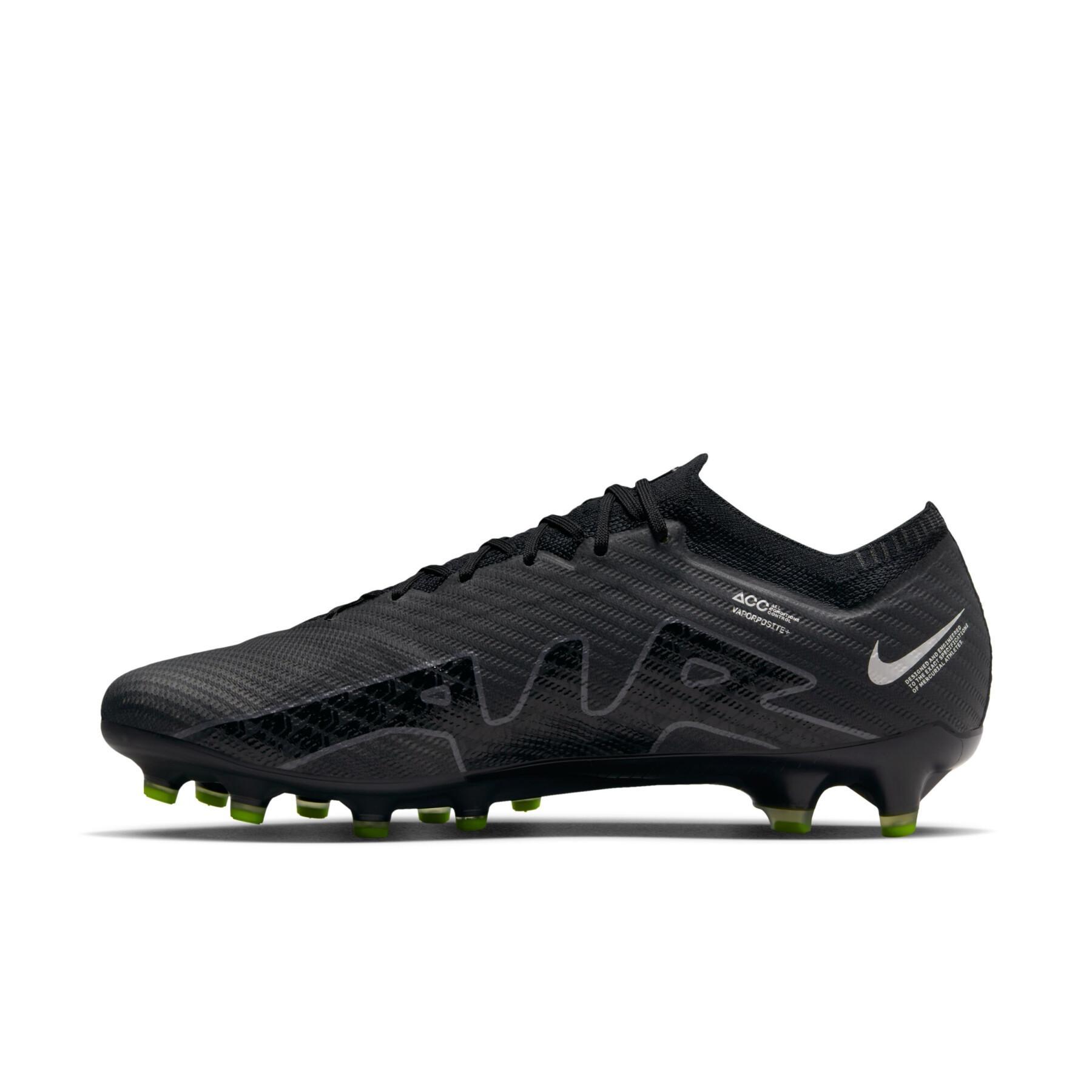 Chaussures de football Nike Zoom Mercurial Vapor 15 Elite AG-Pro - Shadow Black Pack