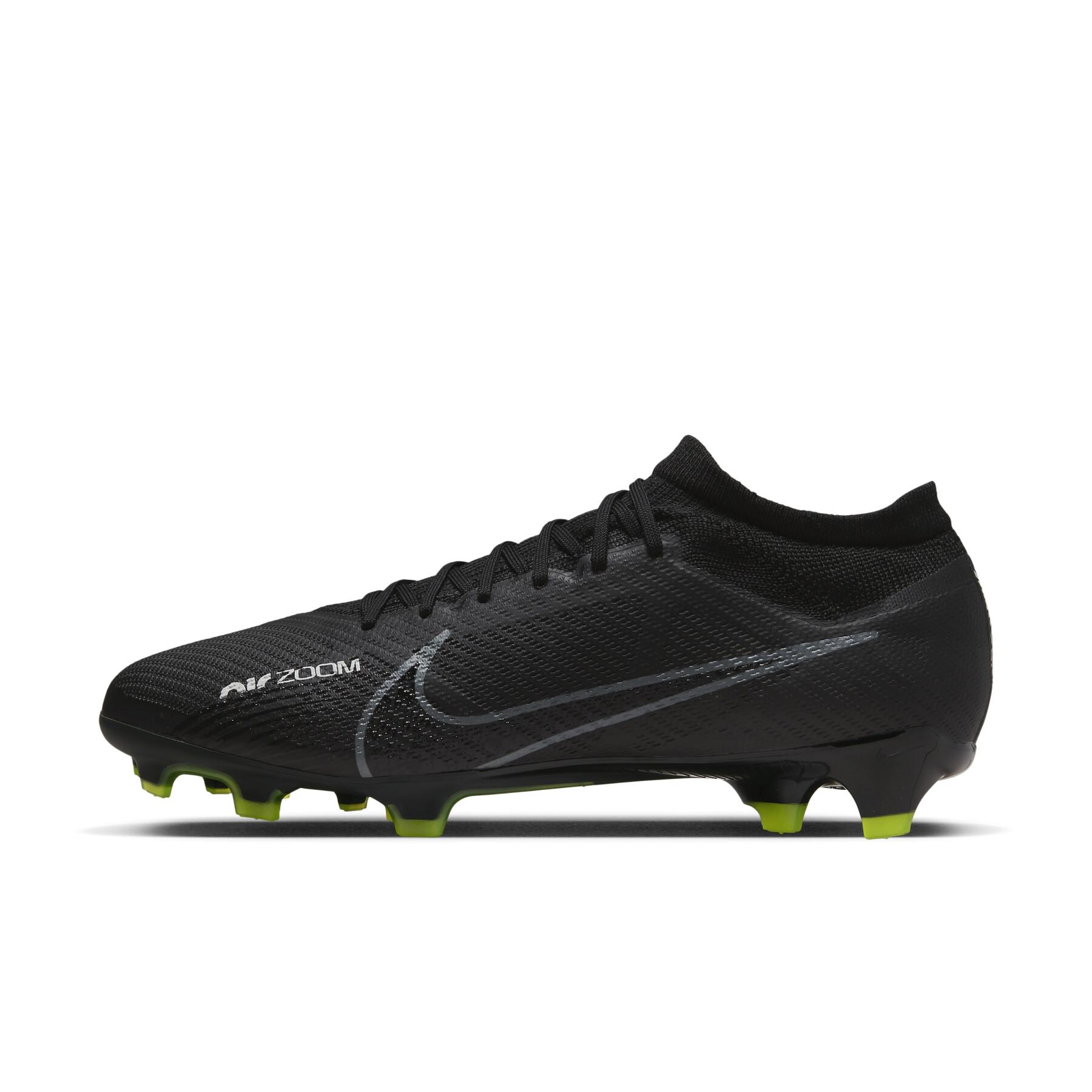 Chaussures de football Nike Zoom Mercurial Vapor 15 Pro FG - Shadow Black Pack