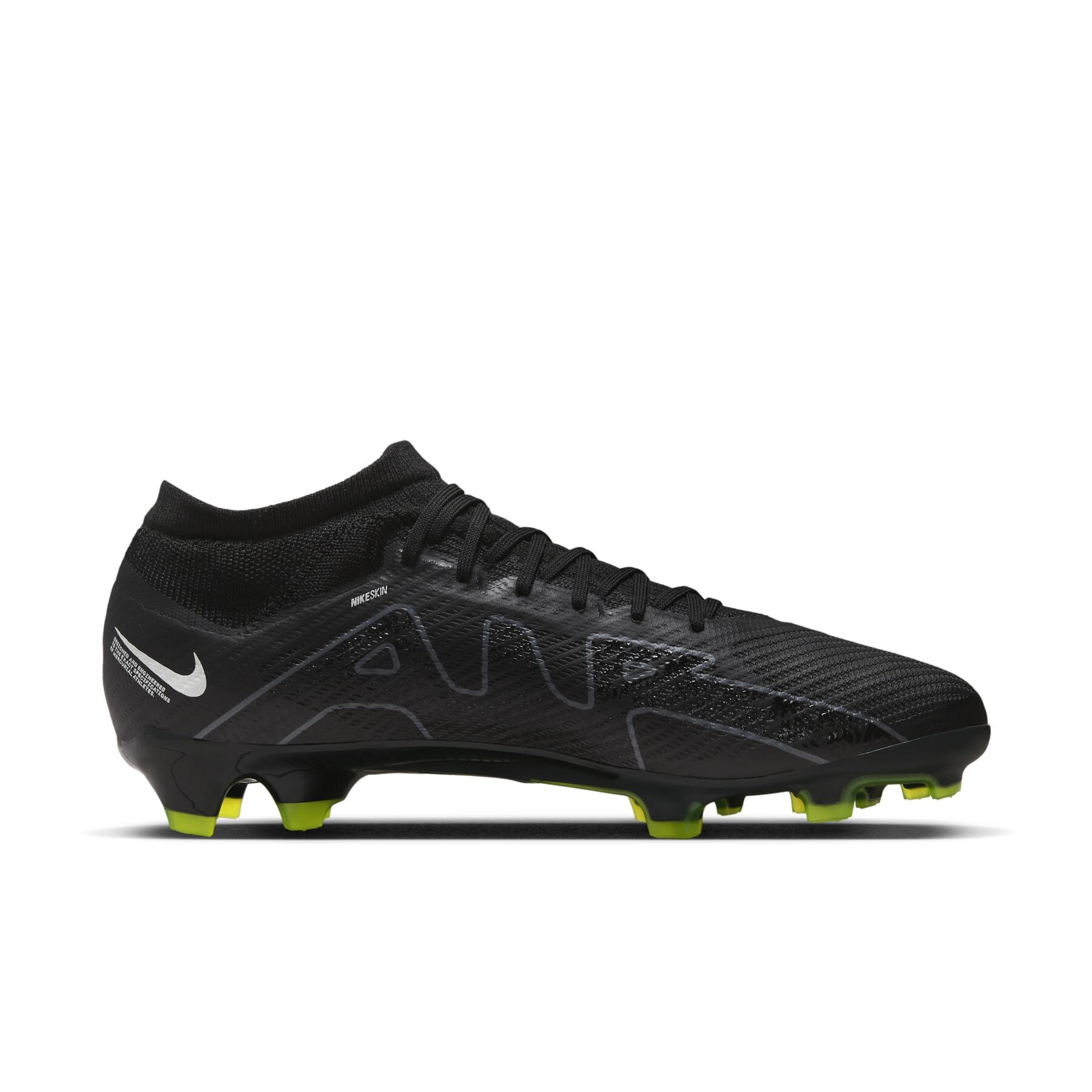 Chaussures de football Nike Zoom Mercurial Vapor 15 Pro FG - Shadow Black Pack