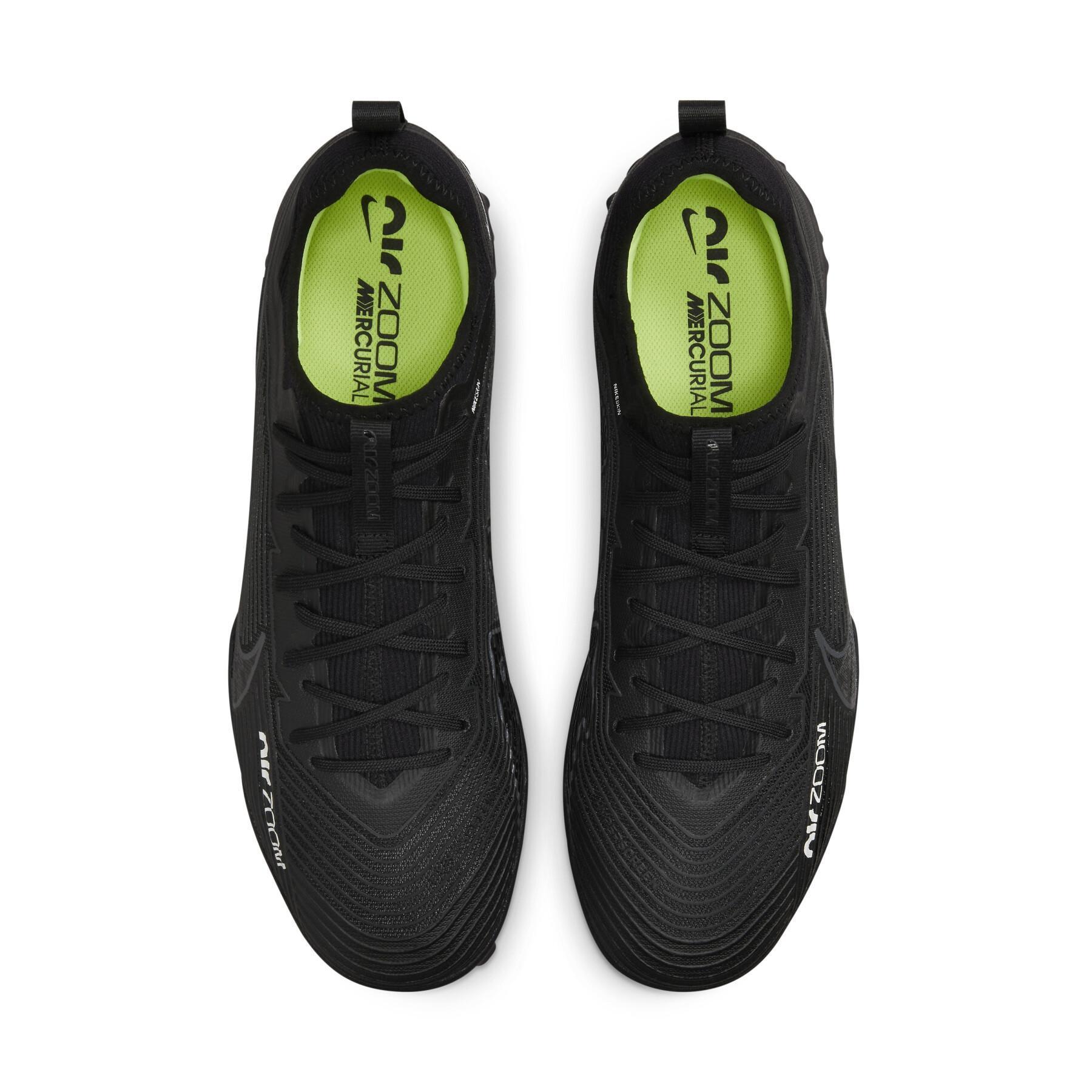Chaussures de football Nike Zoom Mercurial Vapor 15 Pro TF - Shadow Black Pack