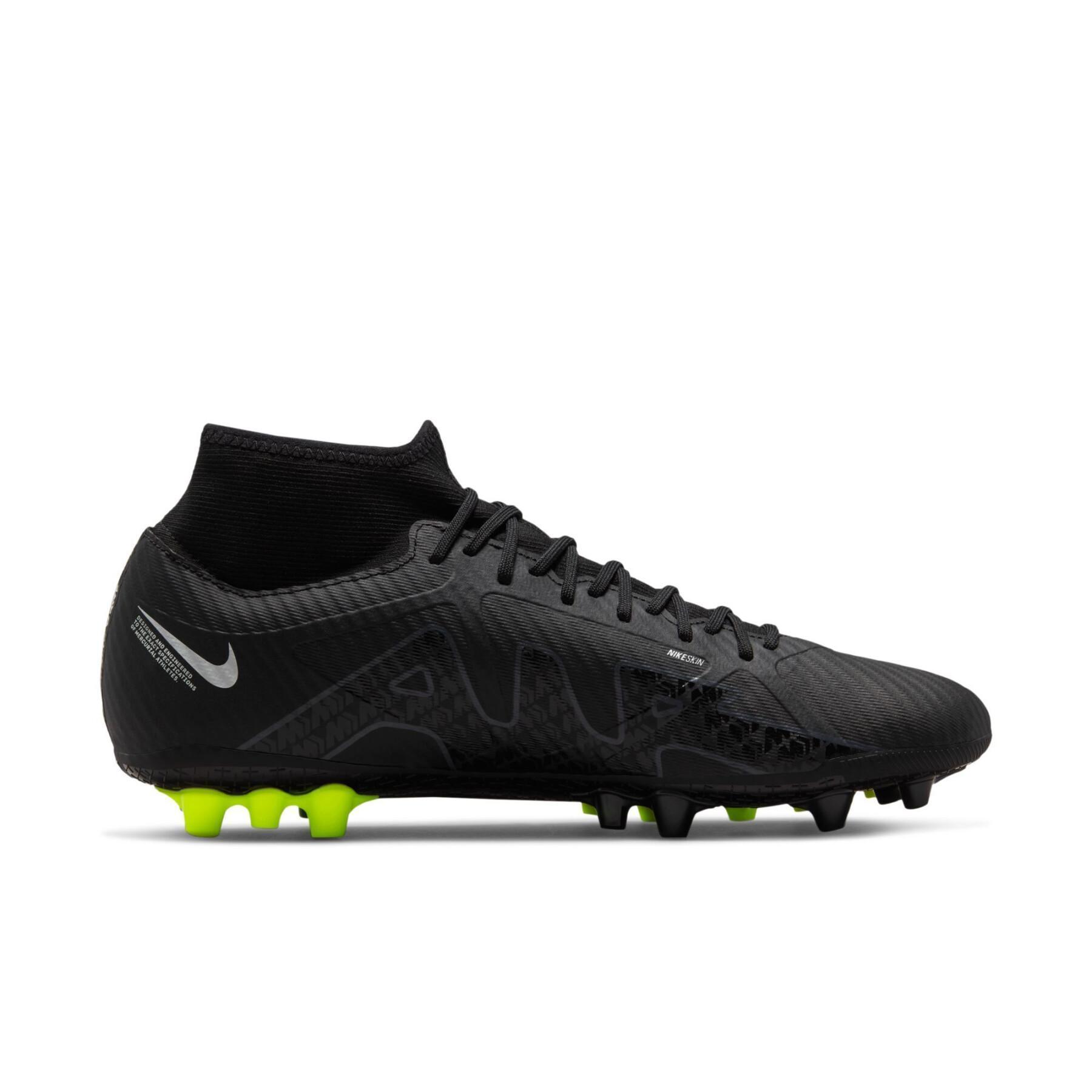 Chaussures de football Nike Zoom Mercurial Superfly 9 Academy AG - Shadow Black Pack