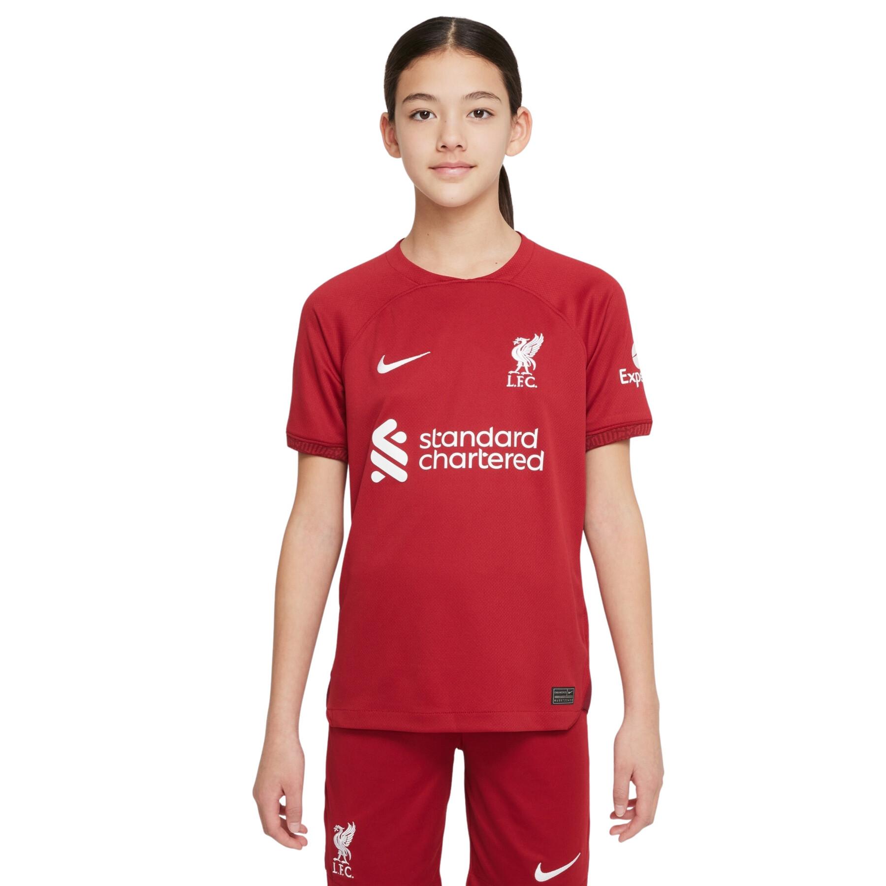 Maillot Domicile enfant Liverpool FC 2022/23
