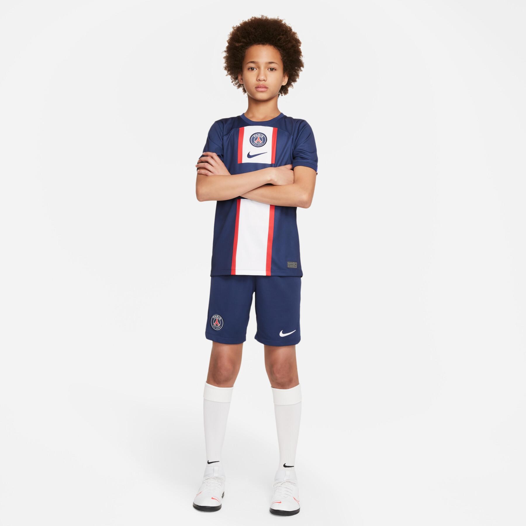 Short Domicile enfant PSG 2022/23