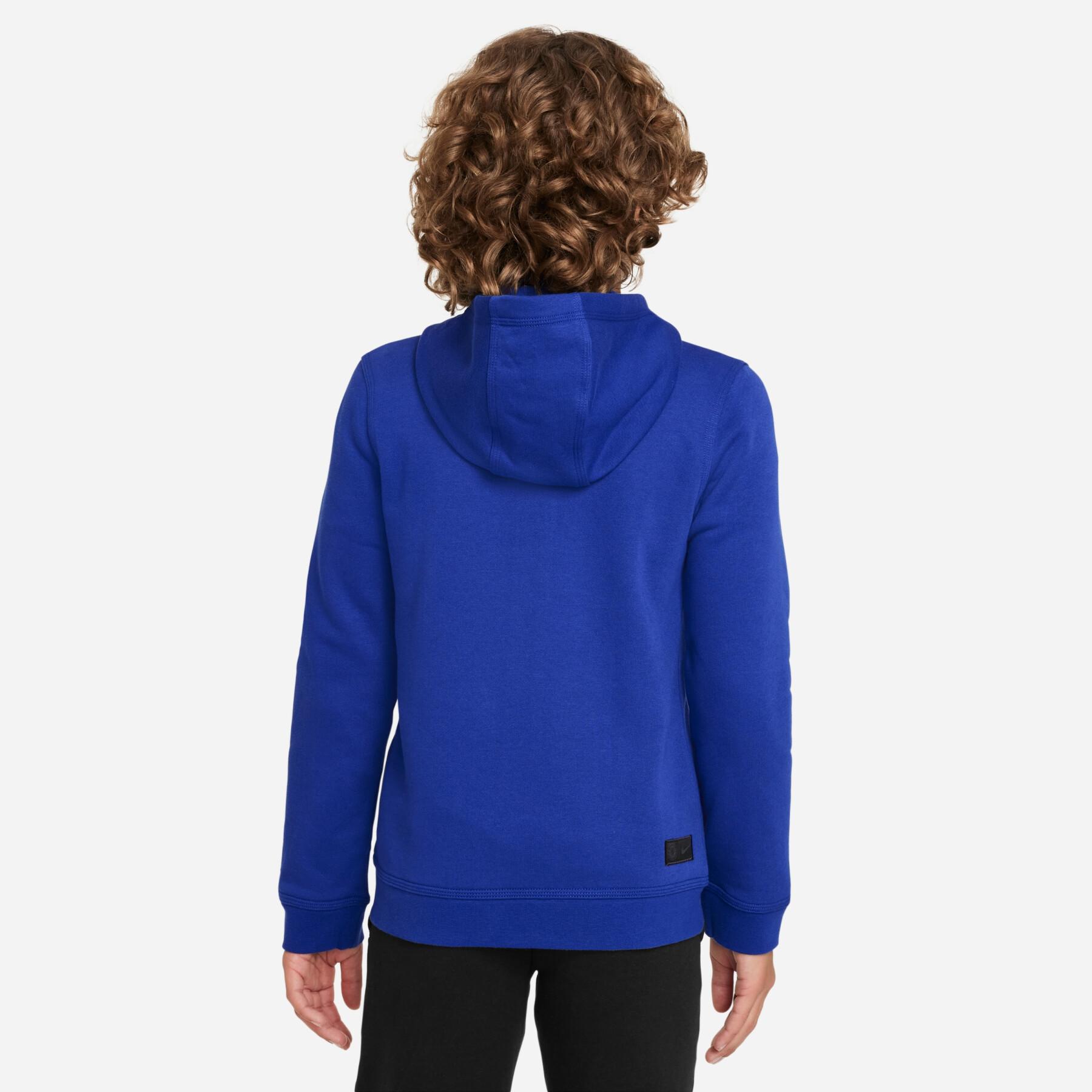 Sweatshirt à capuche zippé enfant Chelsea 2022/23