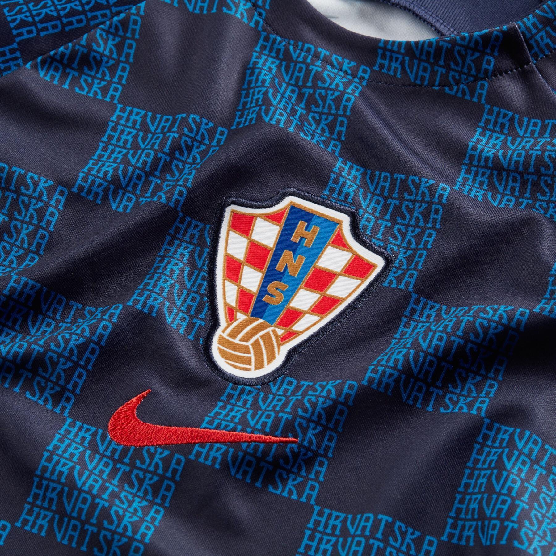 Maillot Prematch enfant Coupe du monde 2022 Croatie