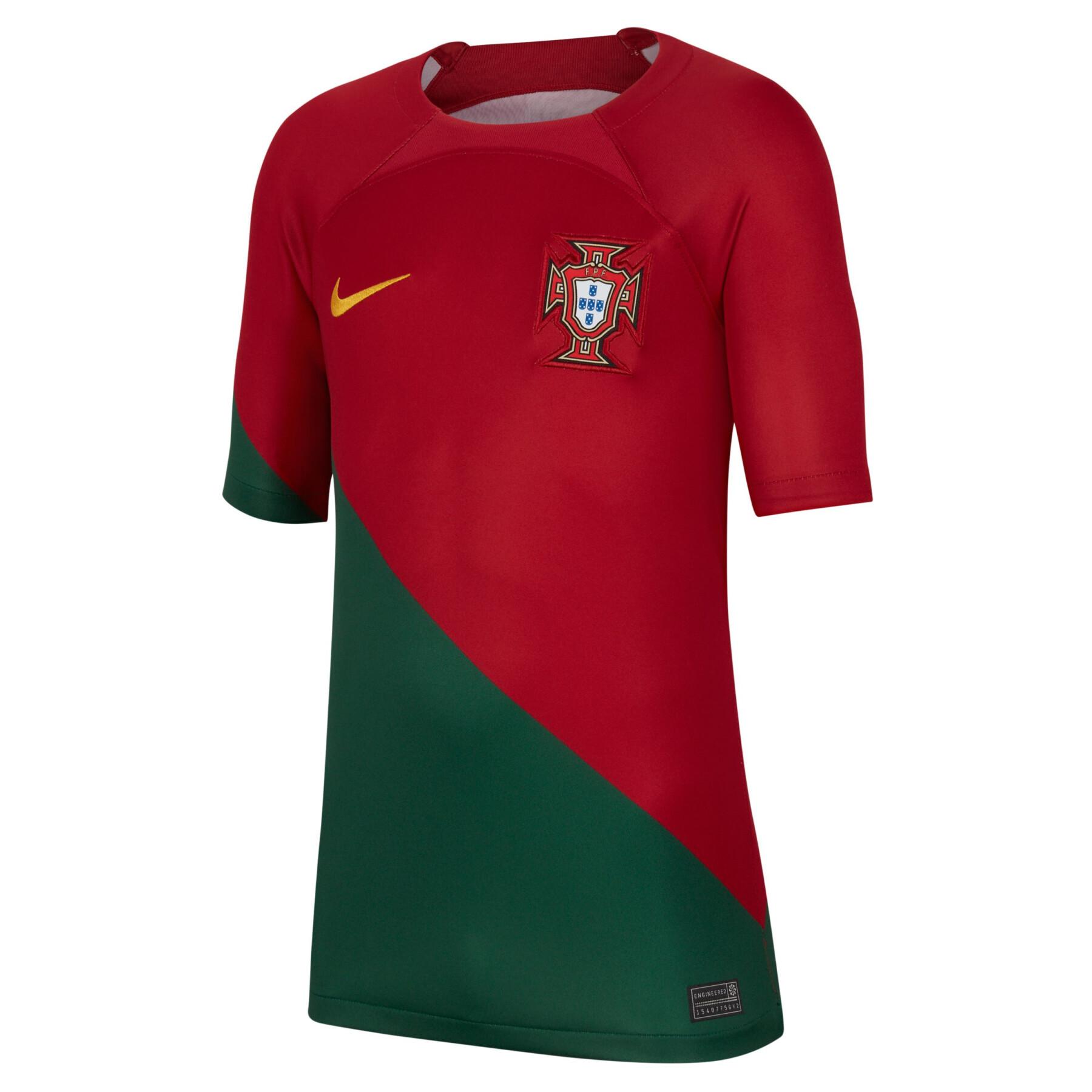 Maillot Domicile enfant Coupe du monde 2022 Portugal