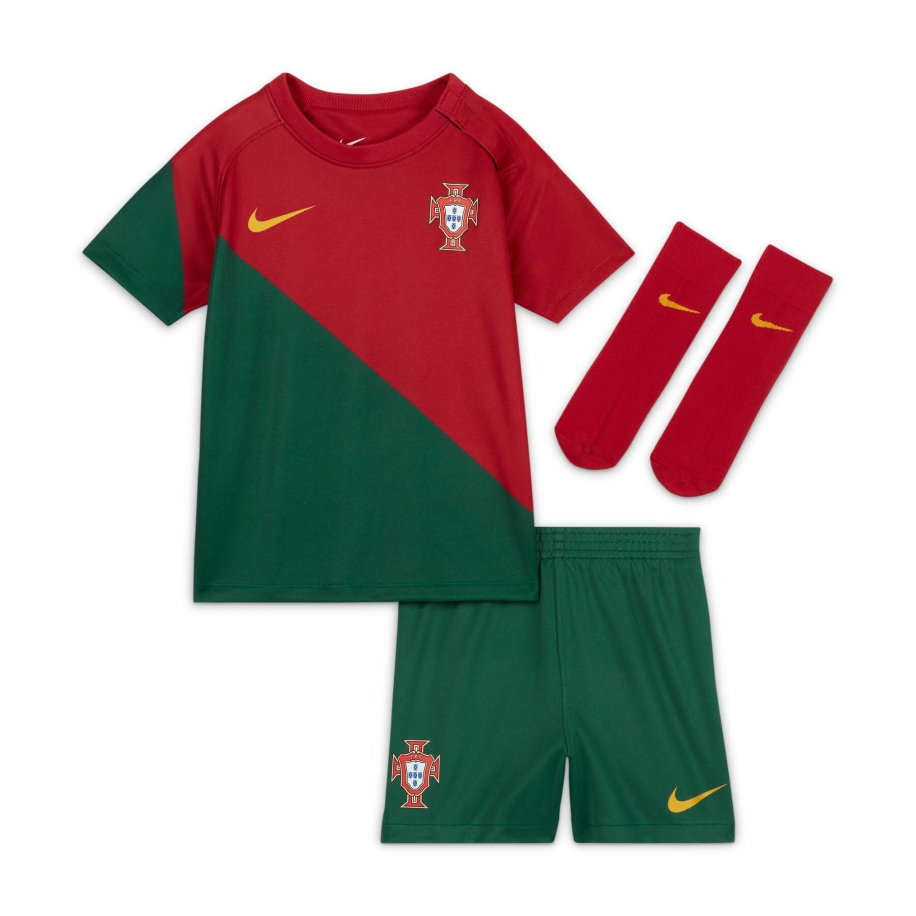 Mini-kit Domicile bébé Coupe du monde 2022 Portugal