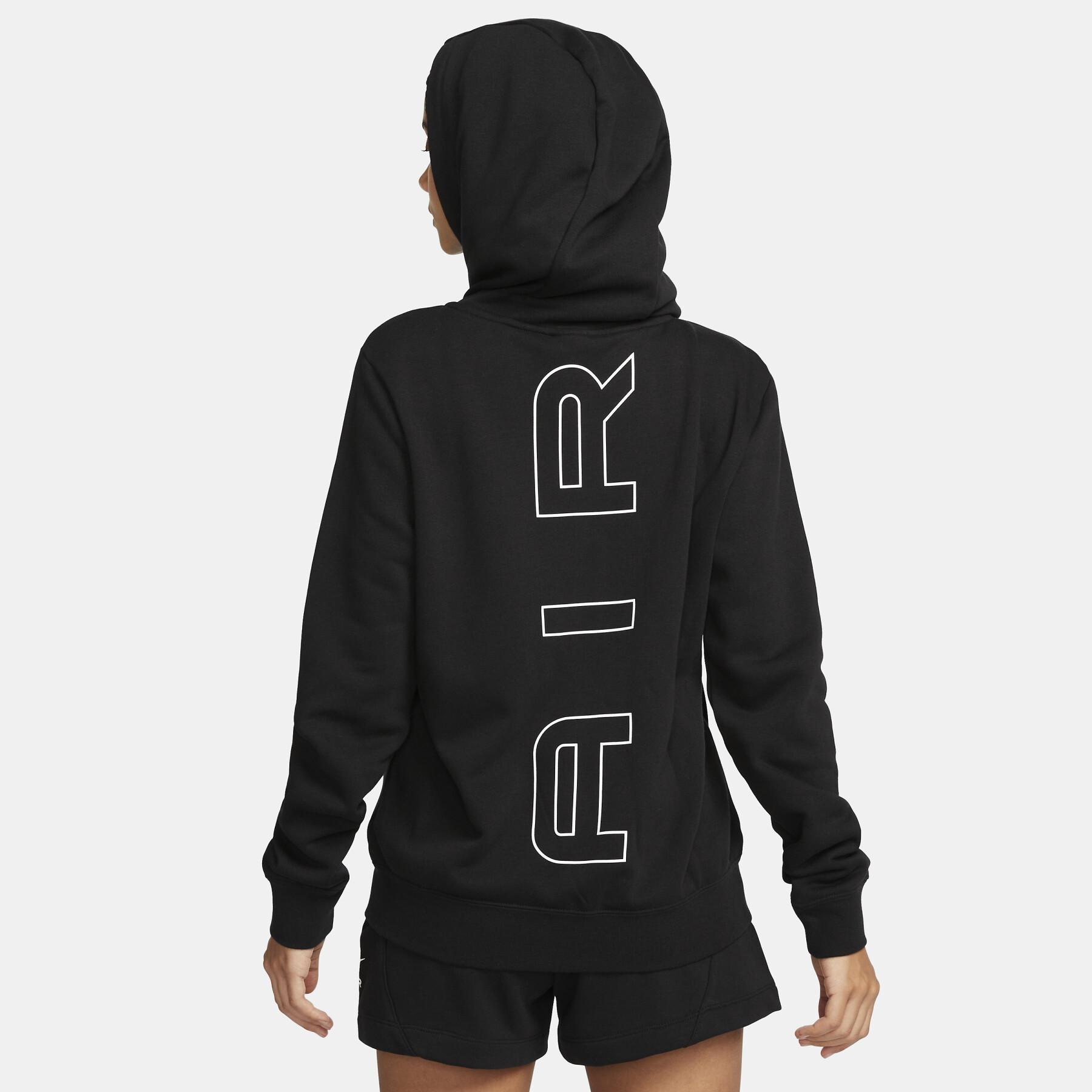 Sweatshirt à capuche full zip femme Nike Air Fleece