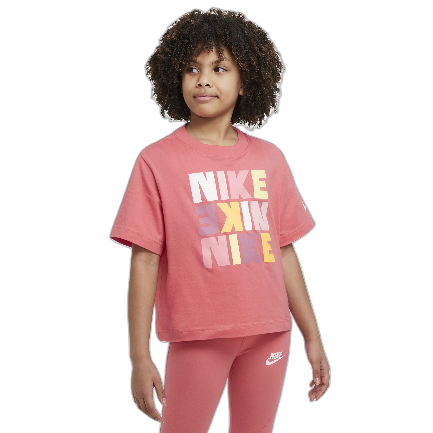 T-shirt fille Nike Boxy Print