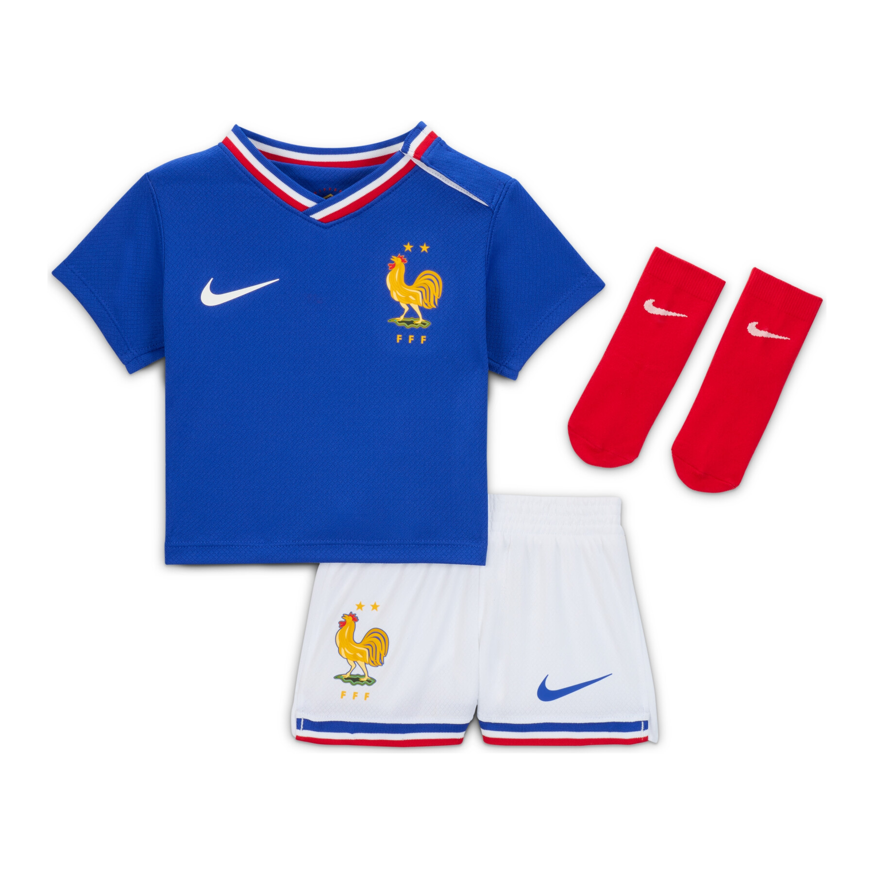Ensemble Domicile bébé France Nike Dri-FIT Euro 2024