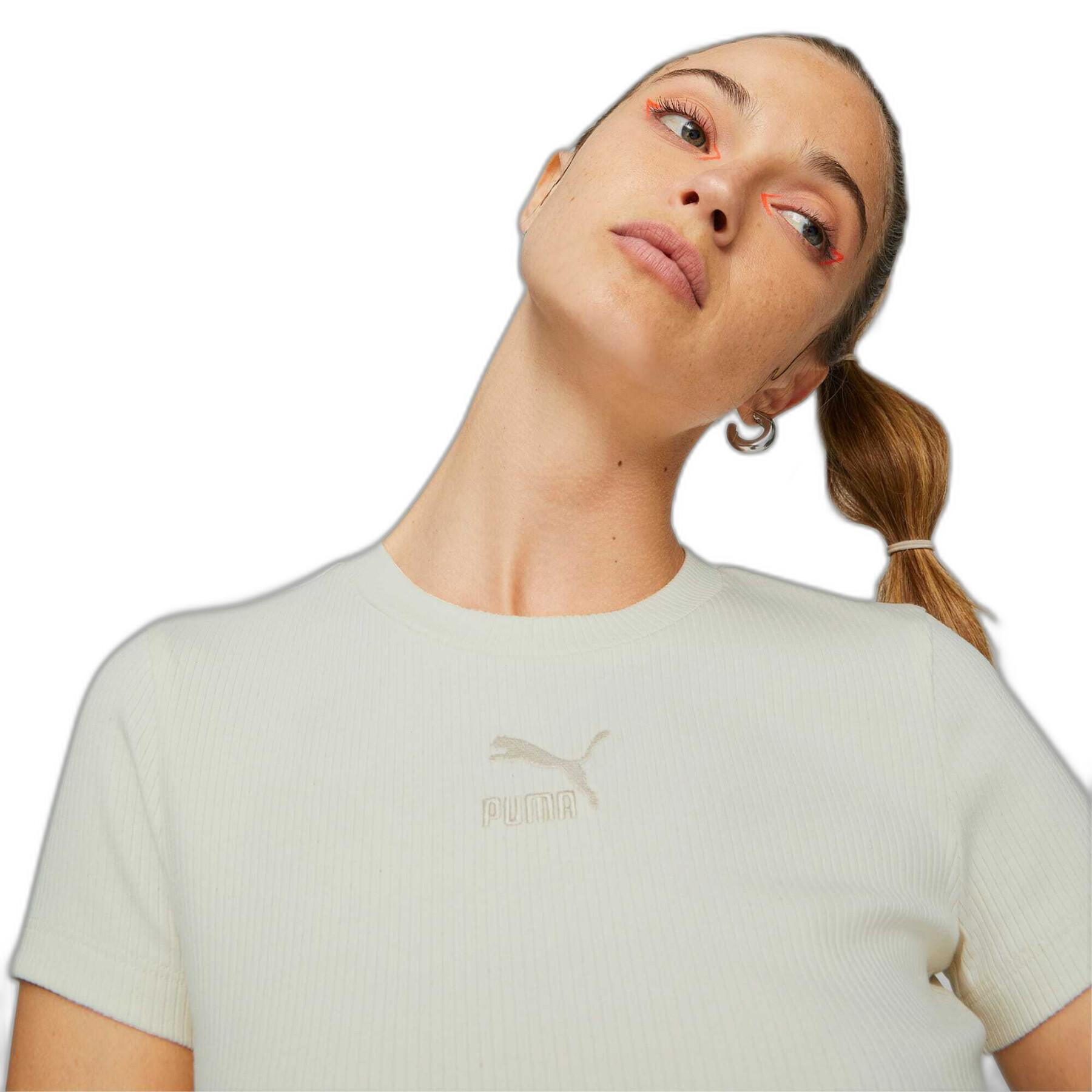 T-shirt slim femme Puma Classics Ribbed