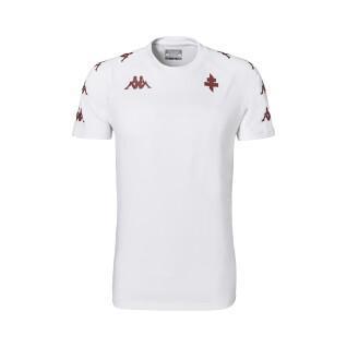 Amazon Sport & Maillots de bain Vêtements de sport T-shirts 222 BANDA ARARI SLIM AS MONACO T-shirt Unisex Blanc/Rouge 14 ans 