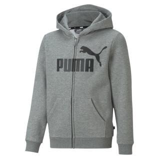 Sweatshirt à capuche Full-zip enfant Puma Essential