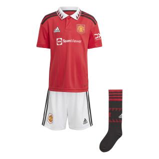 Mini kit domicile enfant Manchester United 2022/23