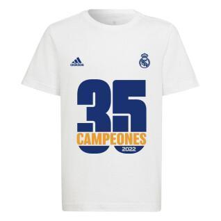 T-shirt vainqueur enfant Real Madrid 2022/23