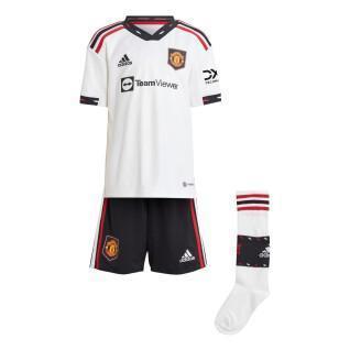Mini Kit Extérieur enfant Manchester United 2022/23