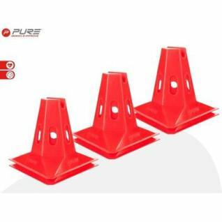 Set de 6 cônes triangulaires Pure2Improve