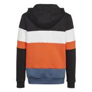 Sweatshirt à capuche molleton enfant adidas Colorblock
