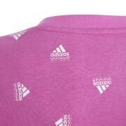 Sweatshirt coton imprimé fille adidas Brand Love