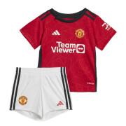 Mini-kit Domicile bébé Manchester United 23/24