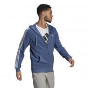 Sweatshirt à capuche adidas Essentials French Terry 3-Bandes Full-Zip