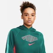 Sweatshirt à capuche femme Liverpool FC Travel Po 2022/23